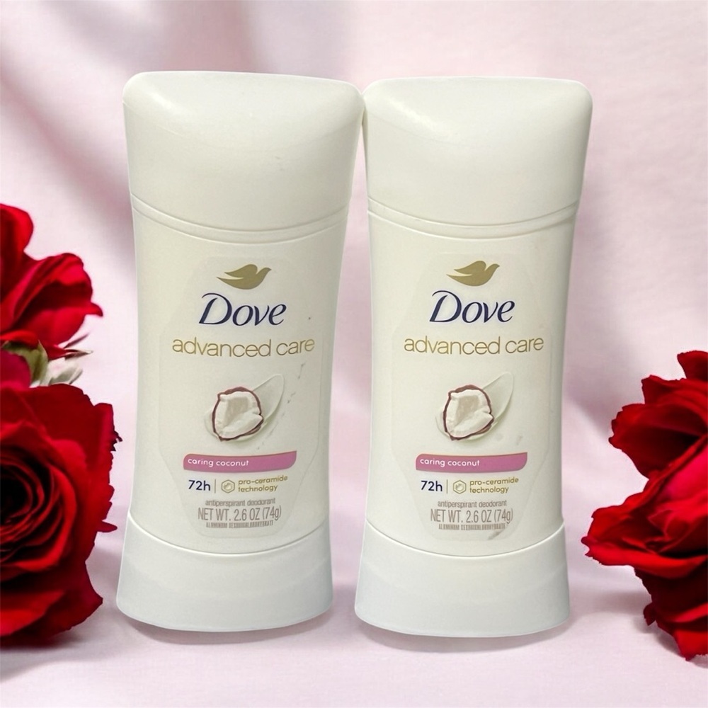 Dove Advanced Care Caring Coconut Deodorant - White ex. 09/27